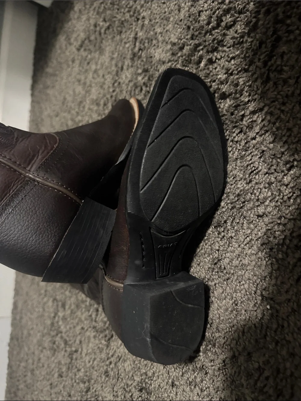 Ariat Dark Brown Kids' Western Cowboy Boots